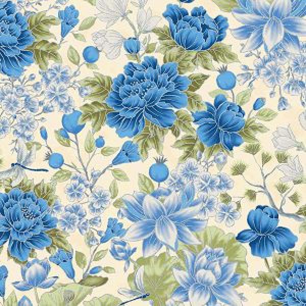 Floral-Blue/Green
